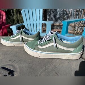 Vans Eco VR3 Cush Old Skool M8.5 W10 Sage Green